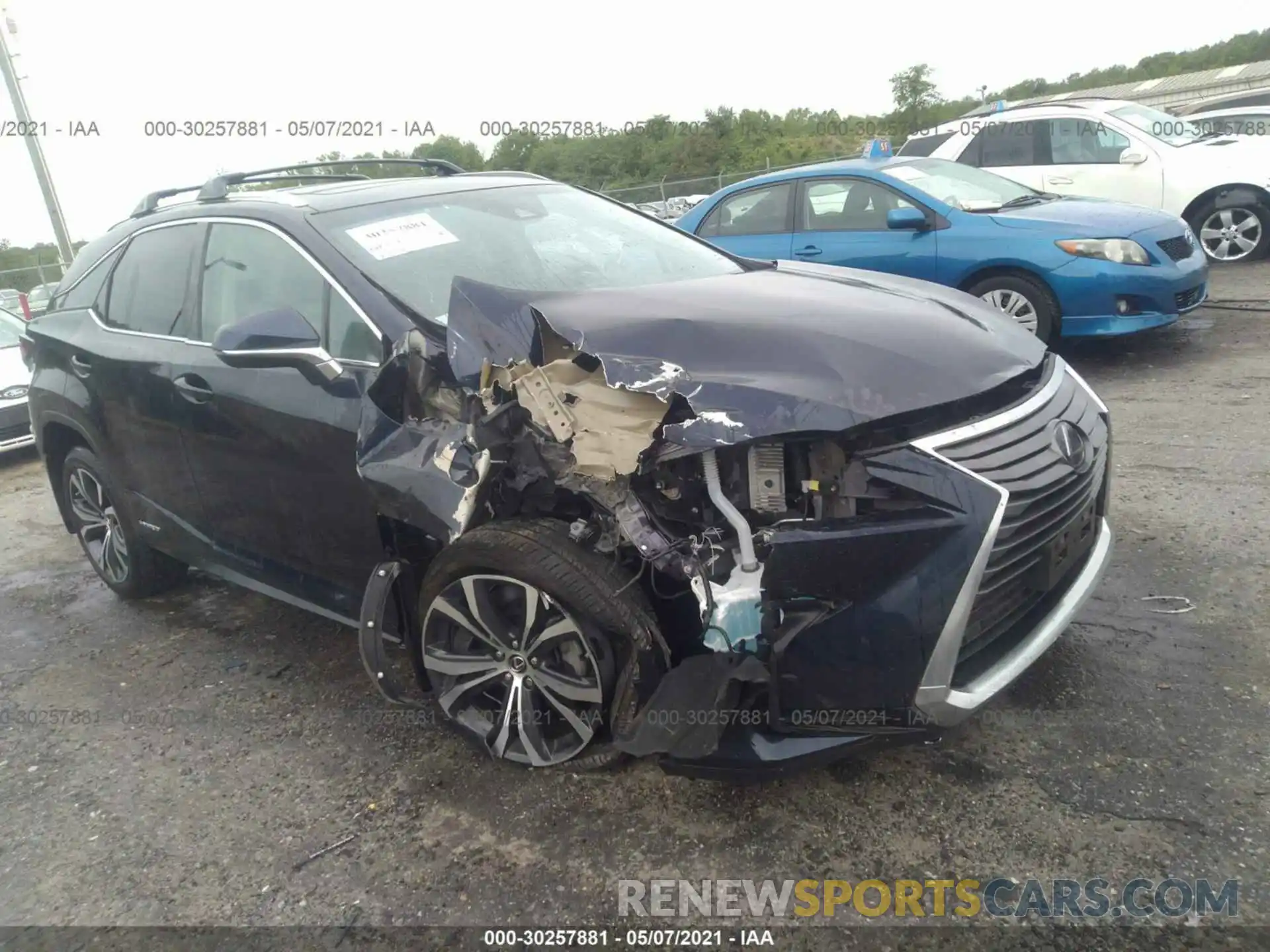 6 Photograph of a damaged car 2T2BGMCAXKC040042 LEXUS RX 2019