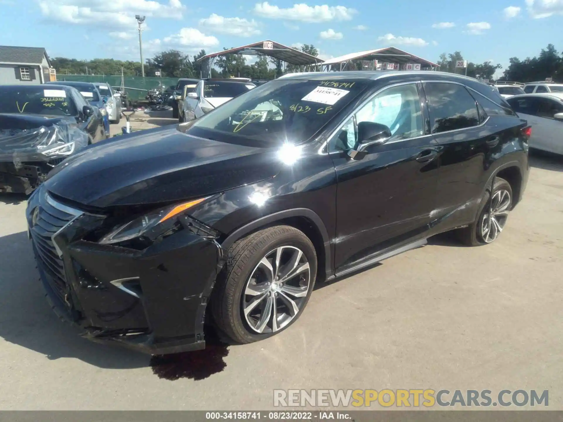 2 Photograph of a damaged car 2T2BZMCA0KC187190 LEXUS RX 2019