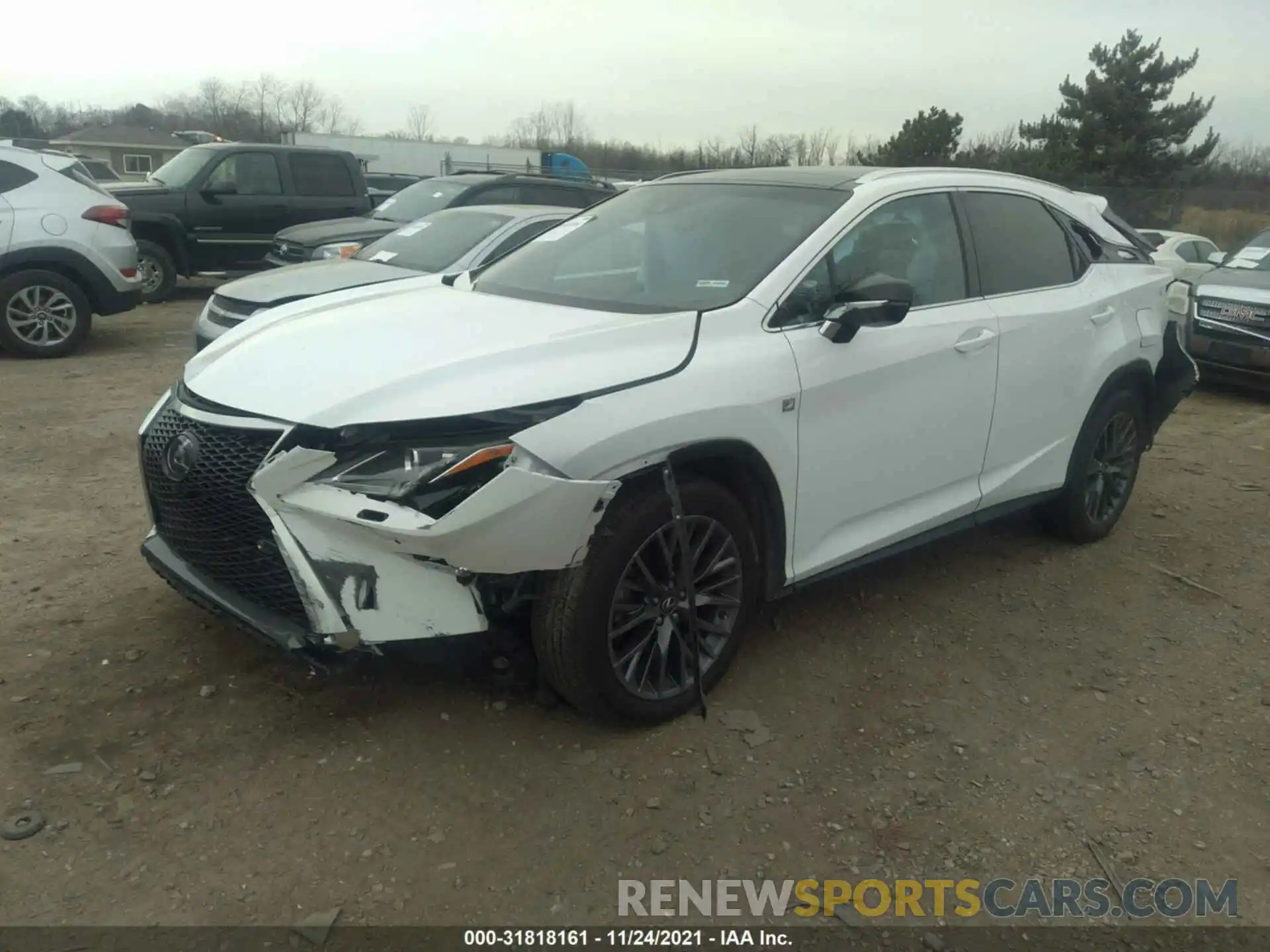 2 Photograph of a damaged car 2T2BZMCA0KC199825 LEXUS RX 2019