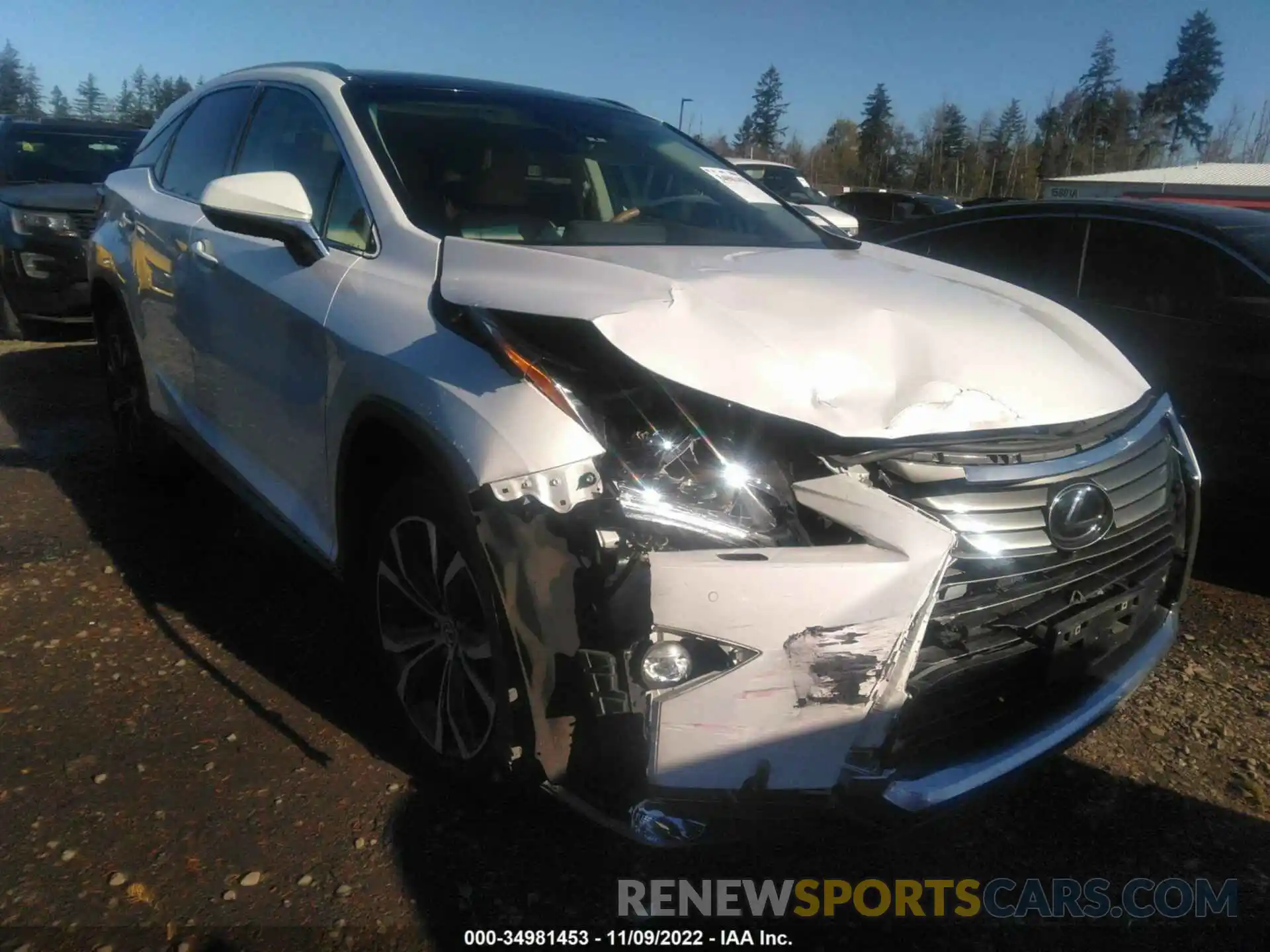 1 Photograph of a damaged car 2T2BZMCA1KC170642 LEXUS RX 2019