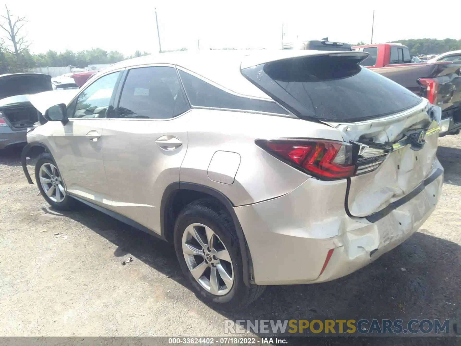 3 Photograph of a damaged car 2T2BZMCA1KC198344 LEXUS RX 2019