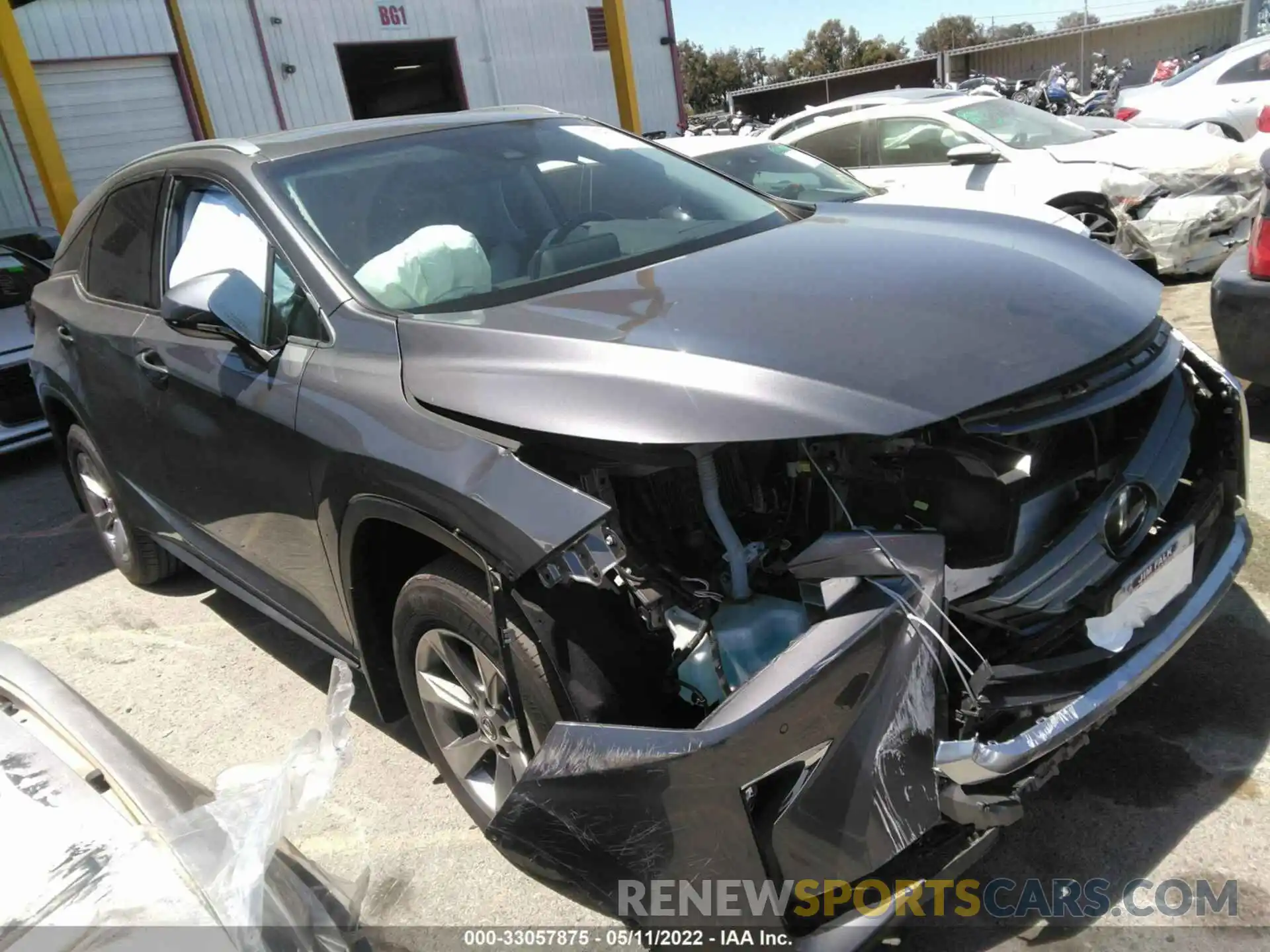 1 Photograph of a damaged car 2T2BZMCA2KC191564 LEXUS RX 2019