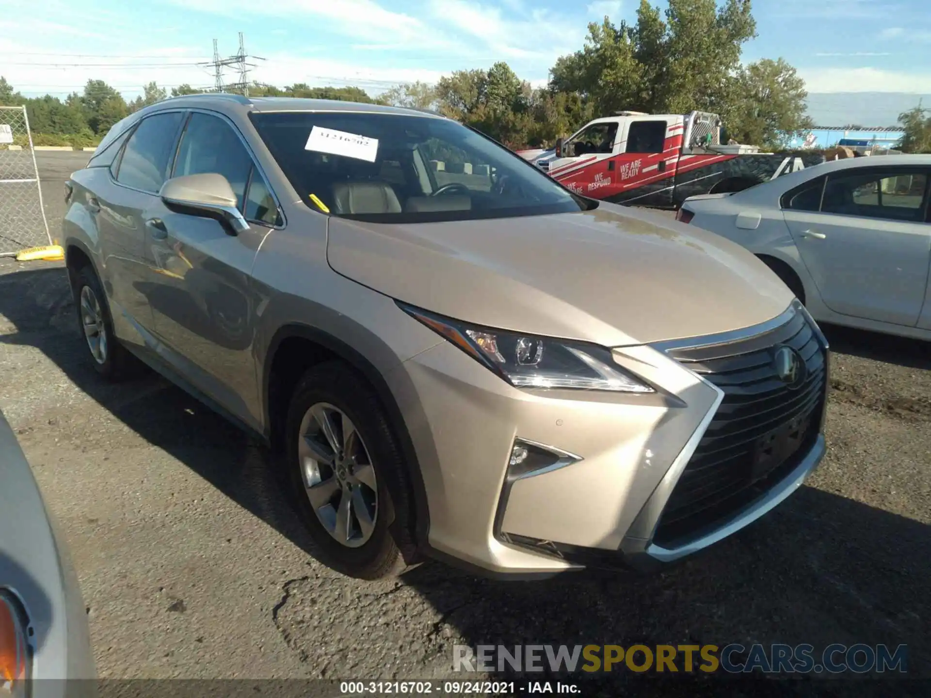 1 Photograph of a damaged car 2T2BZMCA2KC202045 LEXUS RX 2019