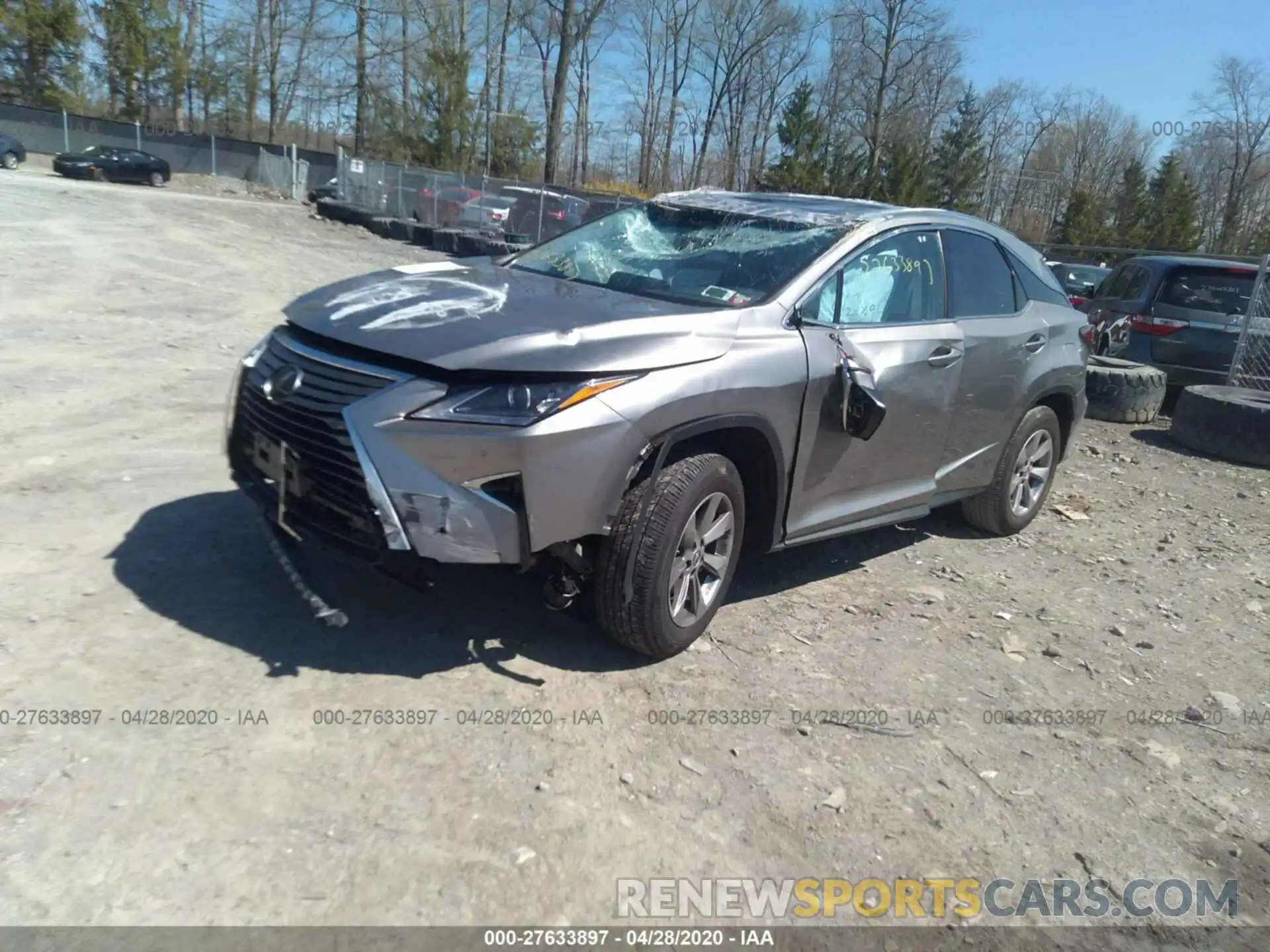 2 Photograph of a damaged car 2T2BZMCA2KC211330 LEXUS RX 2019