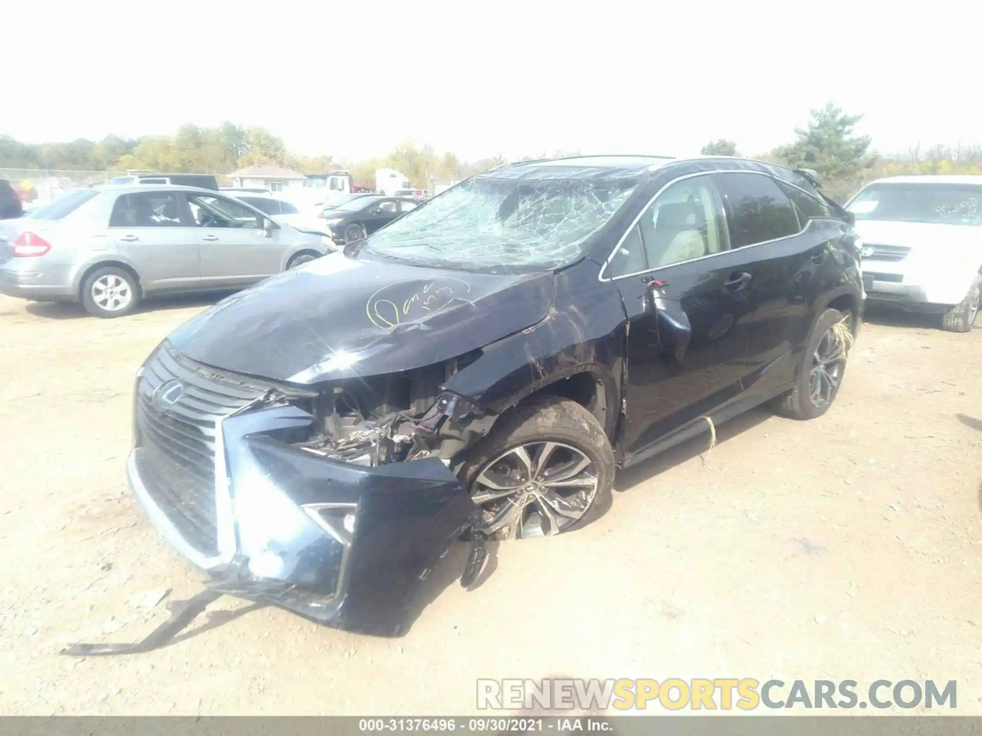 2 Photograph of a damaged car 2T2BZMCA3KC174188 LEXUS RX 2019