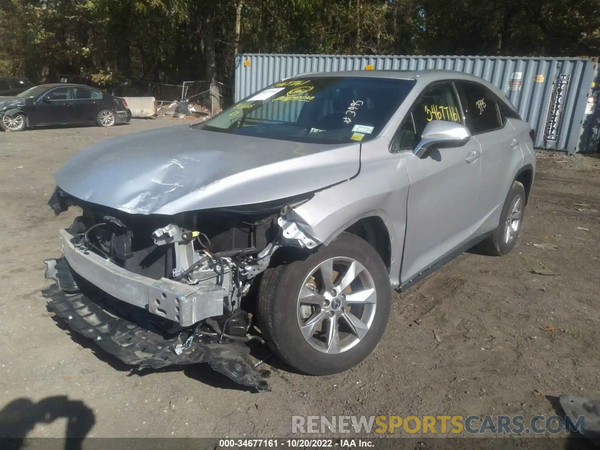 2 Photograph of a damaged car 2T2BZMCA4KC181666 LEXUS RX 2019