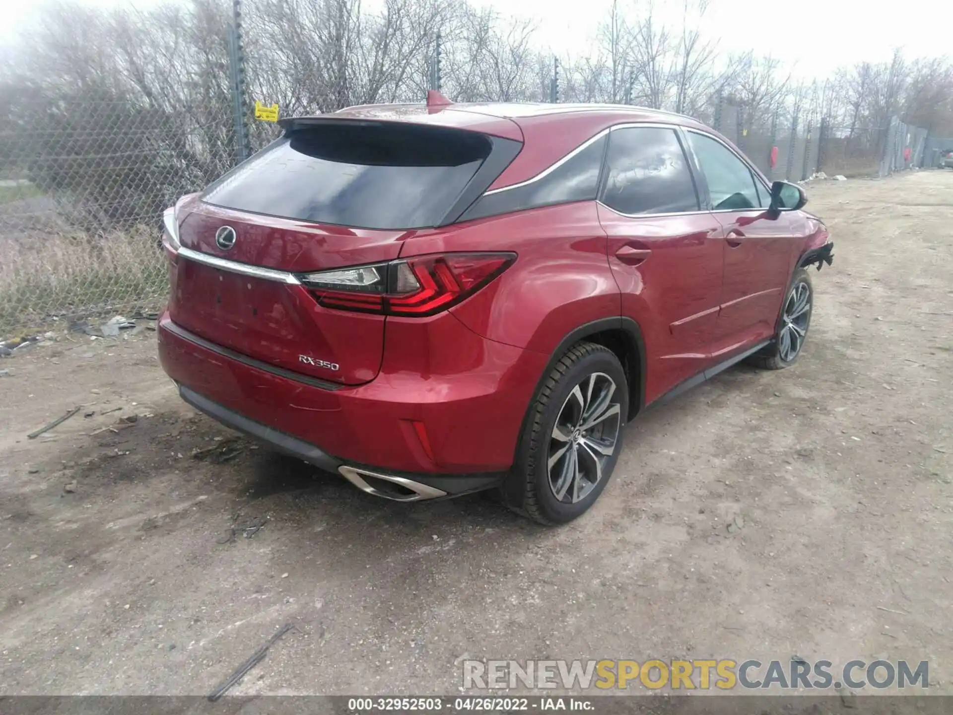 4 Photograph of a damaged car 2T2BZMCA4KC194059 LEXUS RX 2019