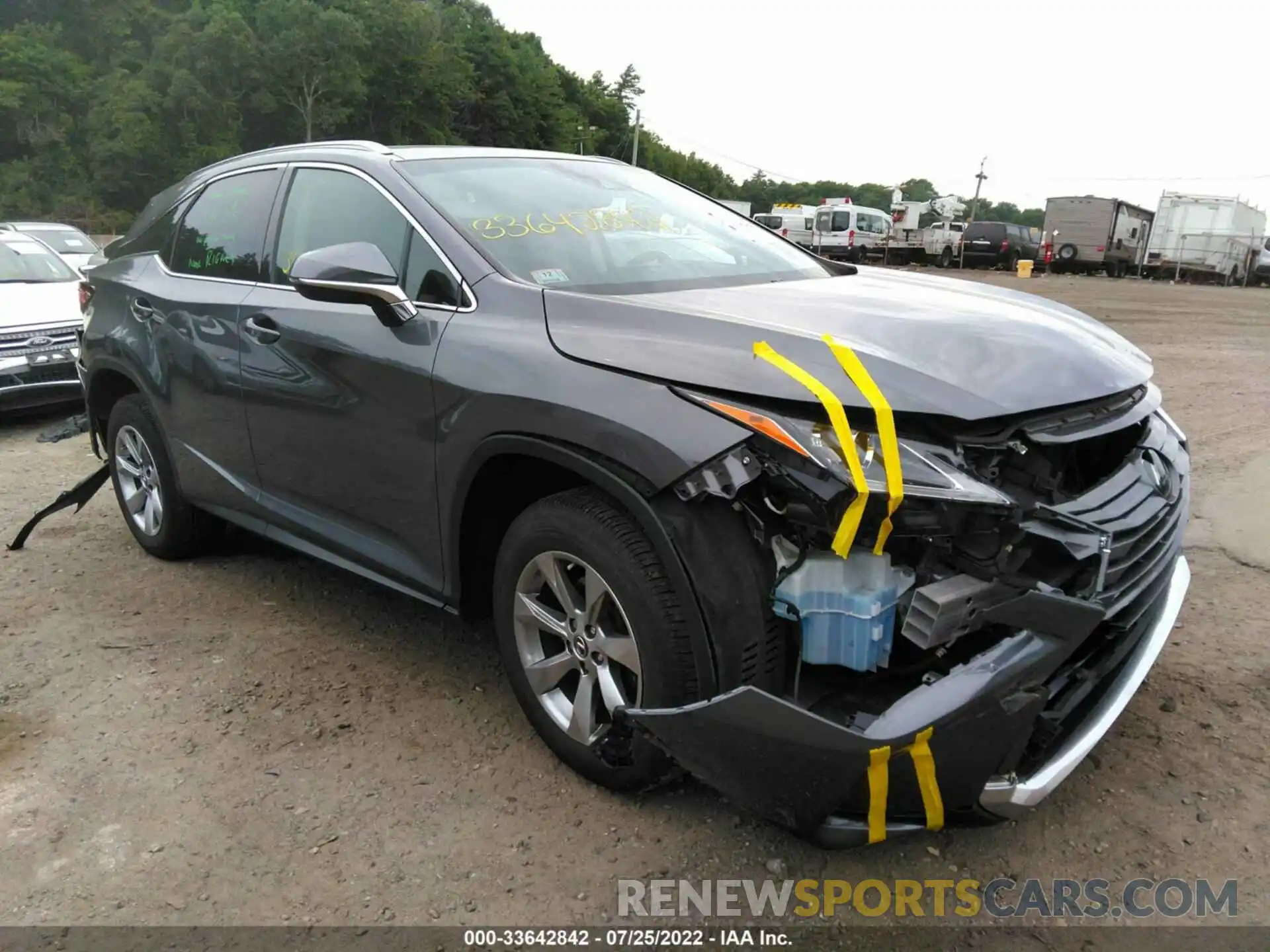 1 Photograph of a damaged car 2T2BZMCA4KC207909 LEXUS RX 2019