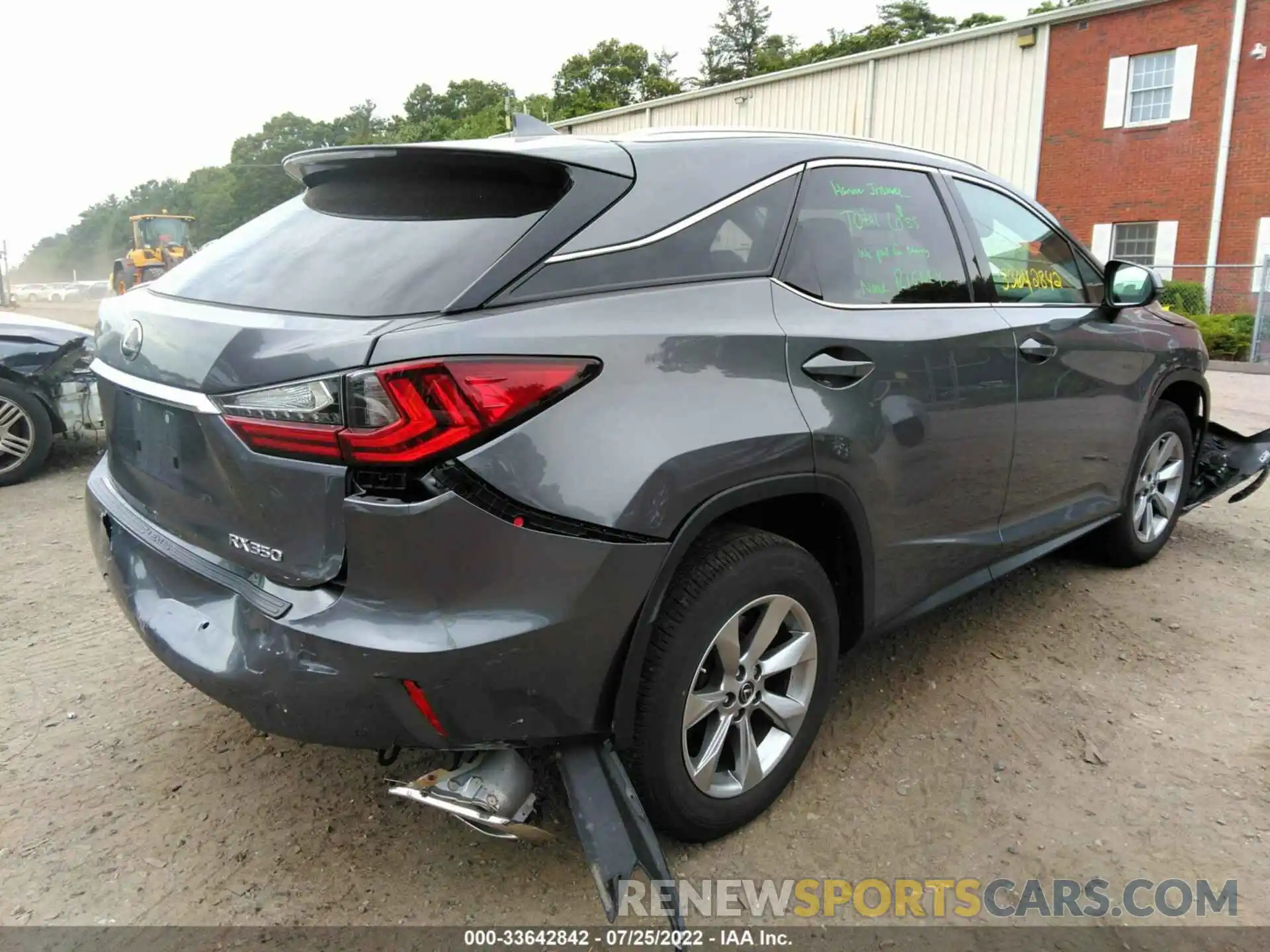 4 Photograph of a damaged car 2T2BZMCA4KC207909 LEXUS RX 2019