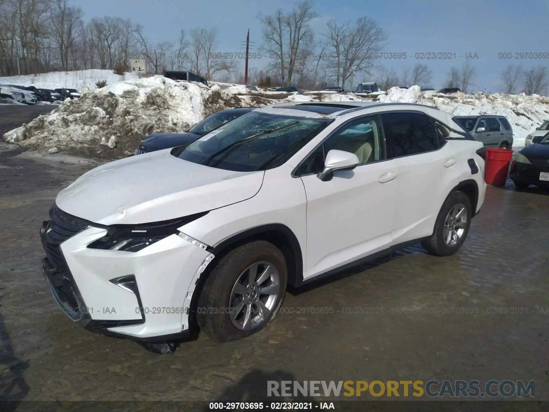 2 Photograph of a damaged car 2T2BZMCA4KC209742 LEXUS RX 2019