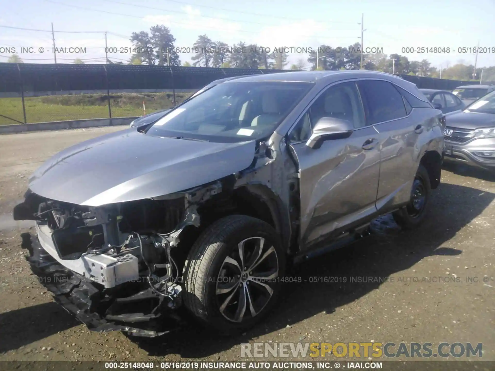 2 Photograph of a damaged car 2T2BZMCA5KC172636 LEXUS RX 2019