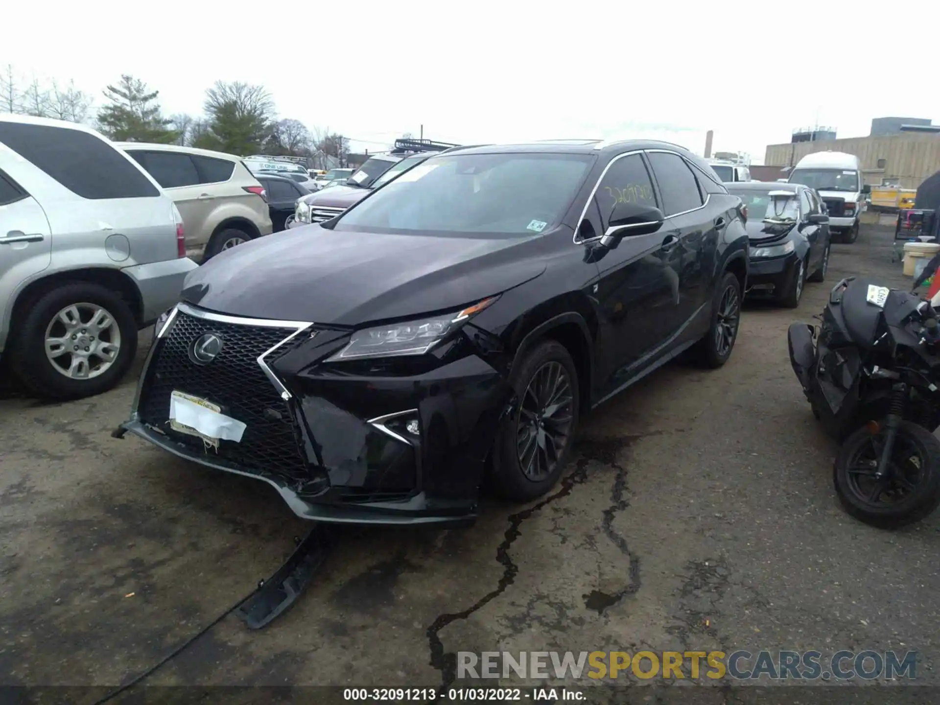 2 Photograph of a damaged car 2T2BZMCA5KC192370 LEXUS RX 2019