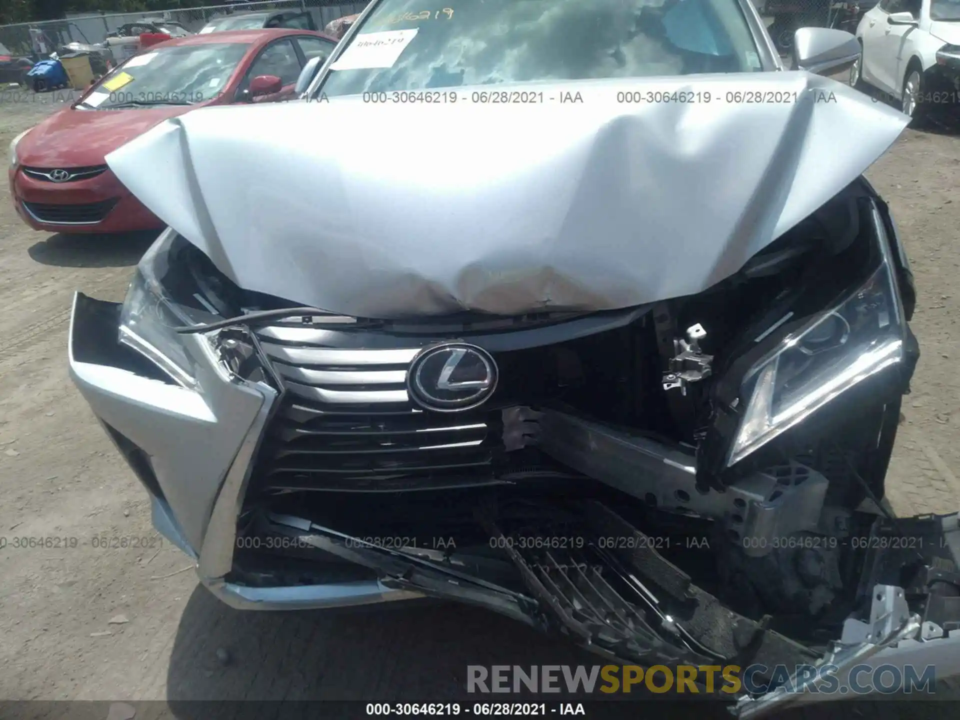 10 Photograph of a damaged car 2T2BZMCA5KC194054 LEXUS RX 2019