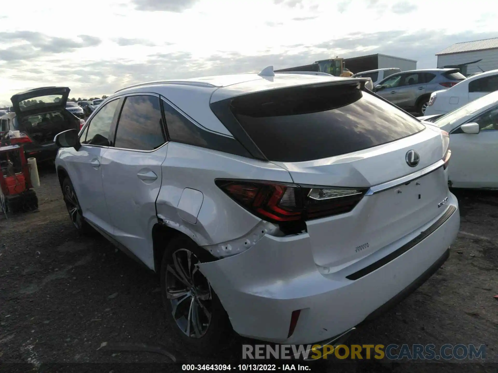 3 Photograph of a damaged car 2T2BZMCA5KC199254 LEXUS RX 2019