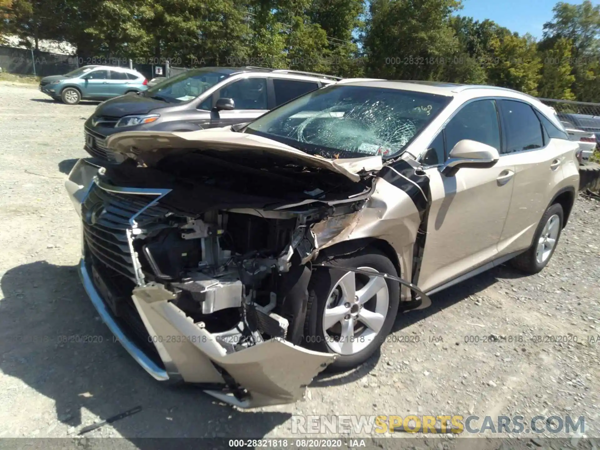 2 Photograph of a damaged car 2T2BZMCA5KC211306 LEXUS RX 2019