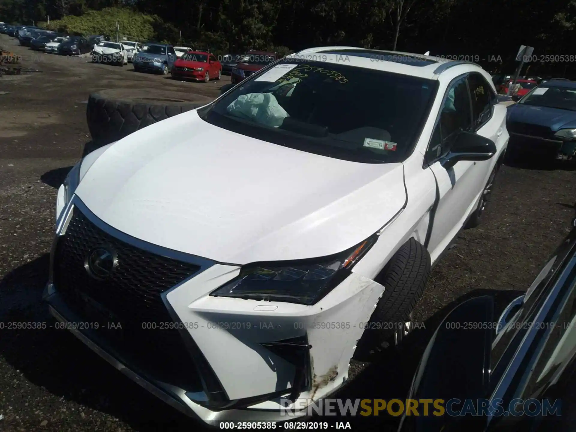 2 Photograph of a damaged car 2T2BZMCA6KC176212 LEXUS RX 2019