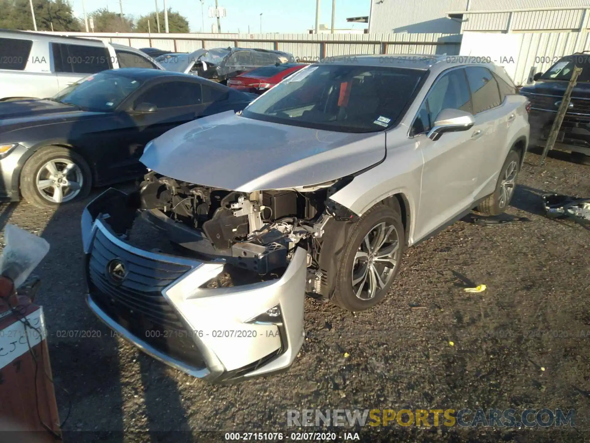 2 Photograph of a damaged car 2T2BZMCA6KC194595 LEXUS RX 2019