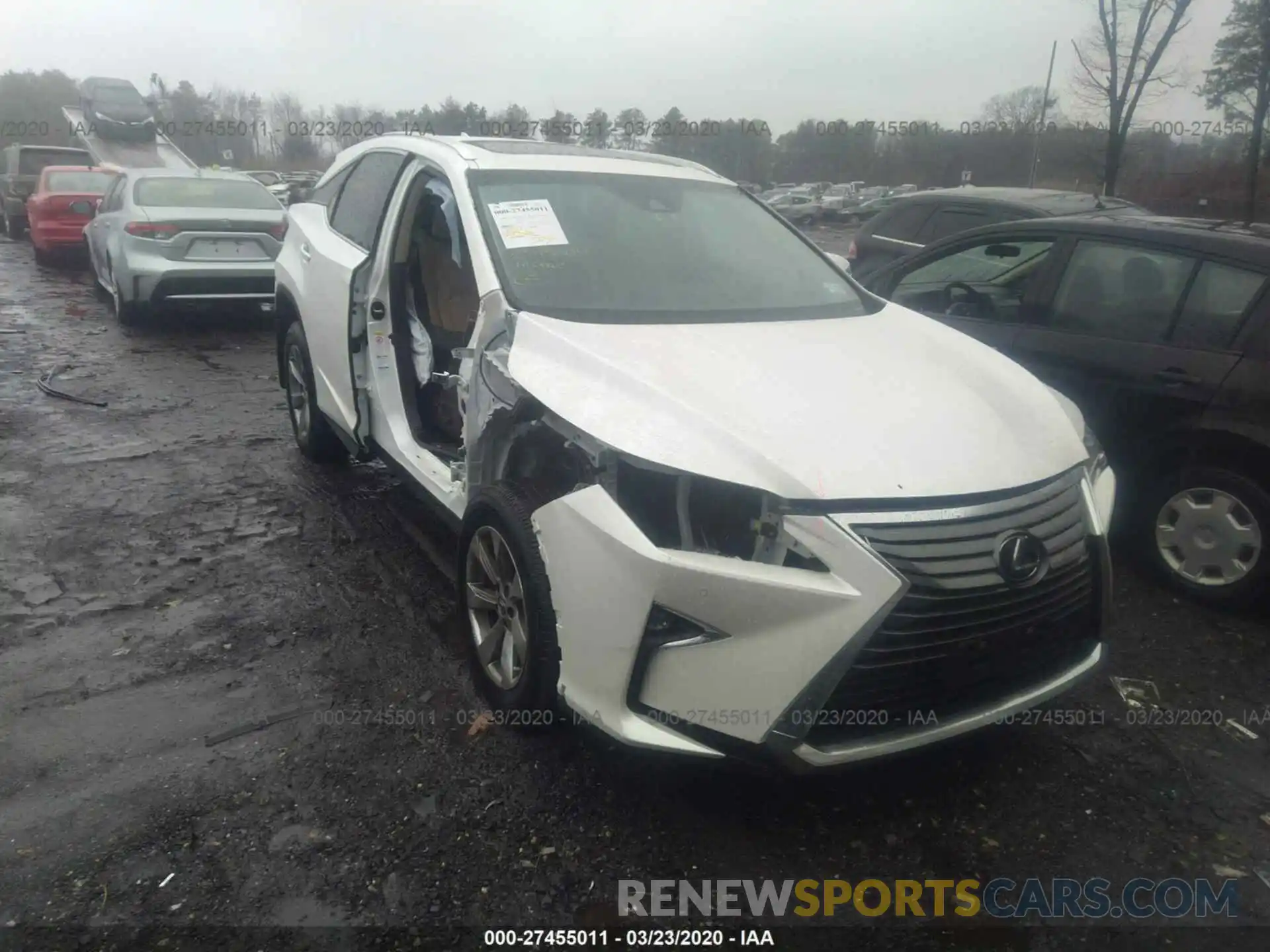 1 Photograph of a damaged car 2T2BZMCA6KC202016 LEXUS RX 2019