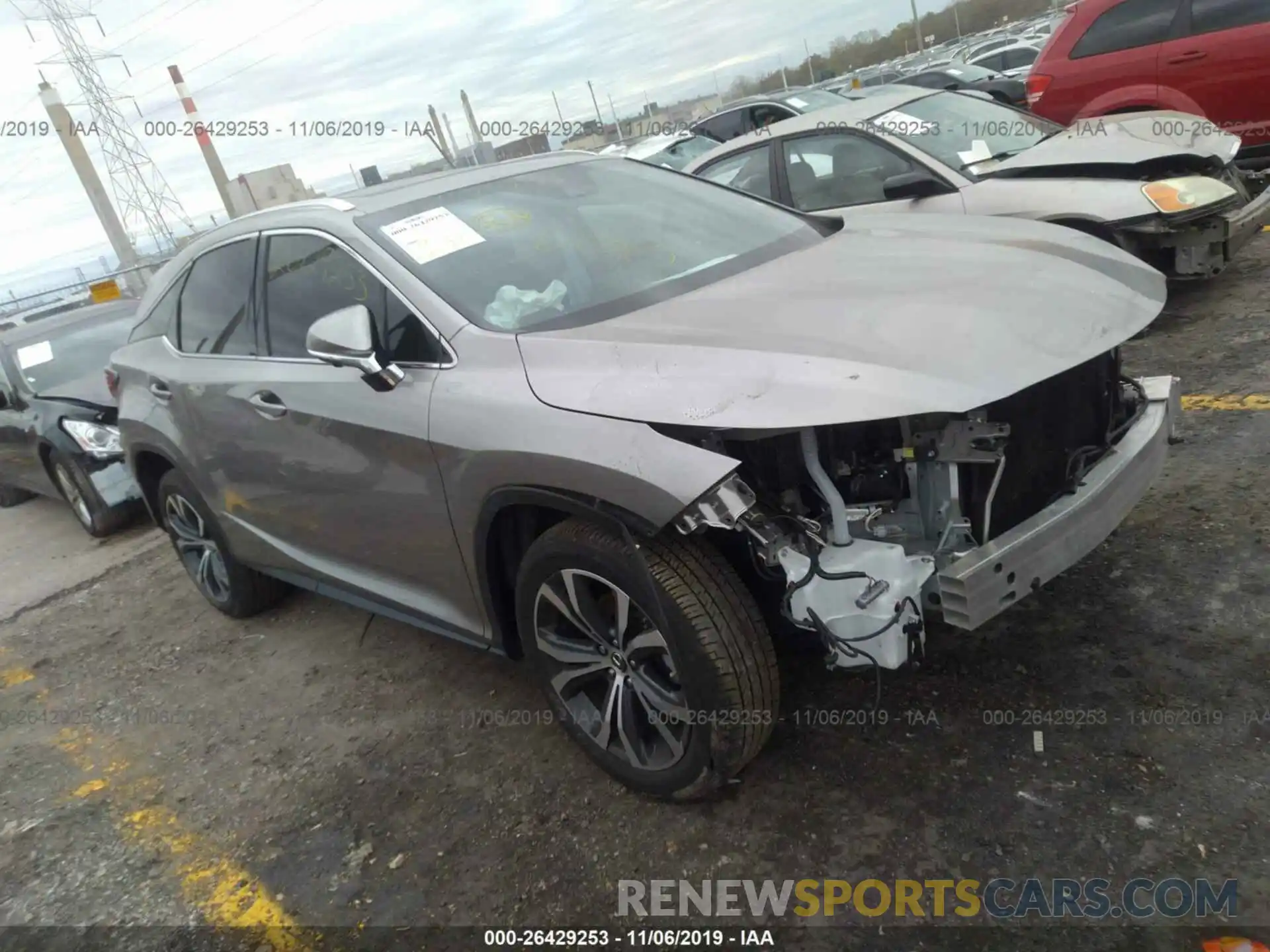 1 Photograph of a damaged car 2T2BZMCA7KC183900 LEXUS RX 2019