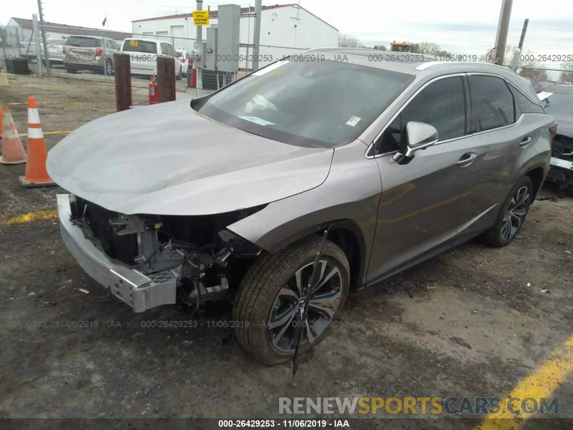 2 Photograph of a damaged car 2T2BZMCA7KC183900 LEXUS RX 2019