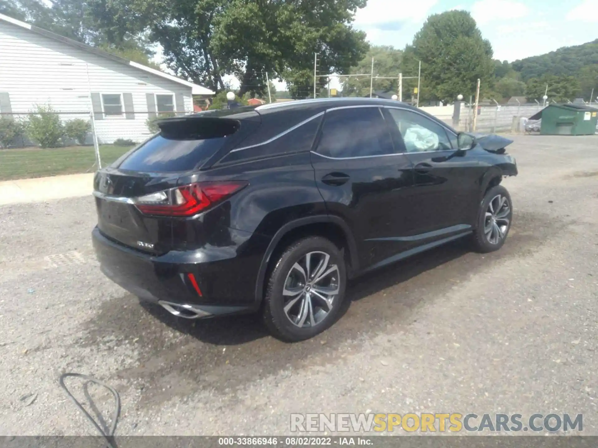 4 Photograph of a damaged car 2T2BZMCA7KC201327 LEXUS RX 2019