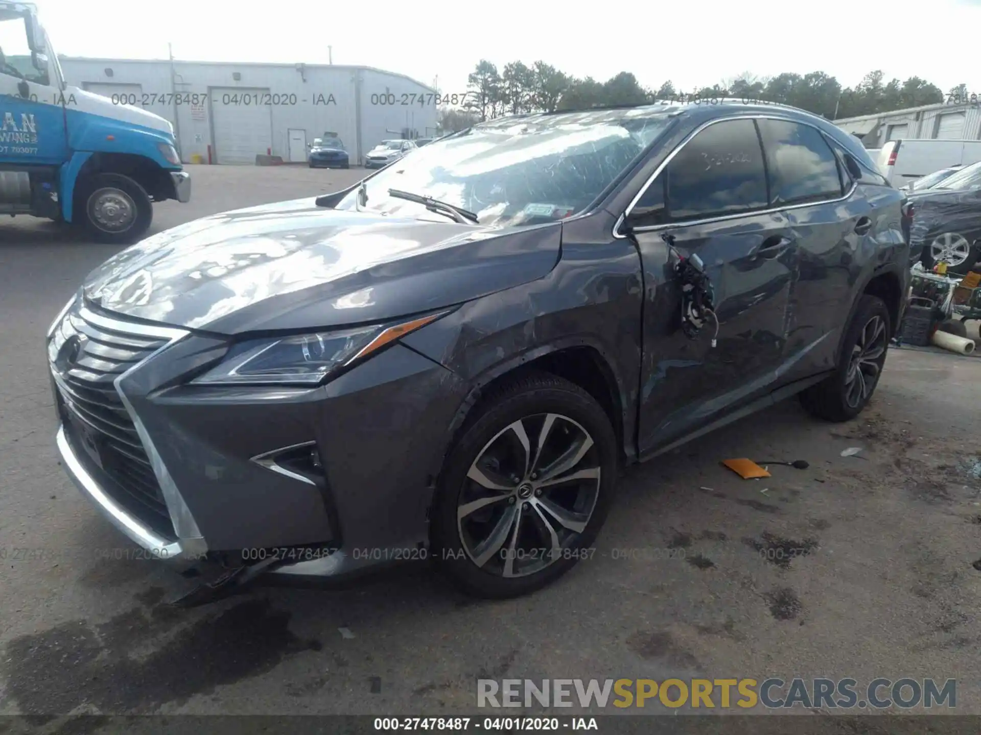 2 Photograph of a damaged car 2T2BZMCA7KC201912 LEXUS RX 2019