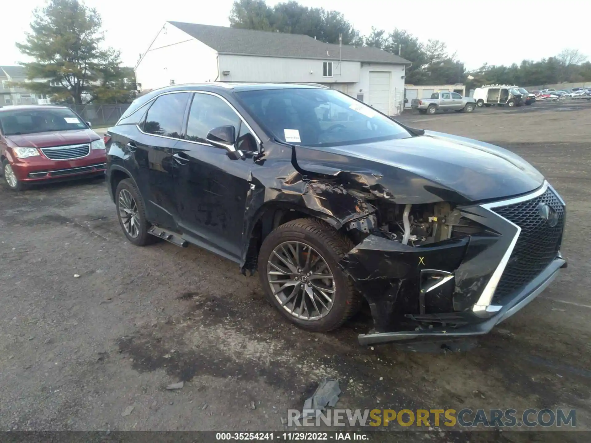 1 Photograph of a damaged car 2T2BZMCA7KC210349 LEXUS RX 2019