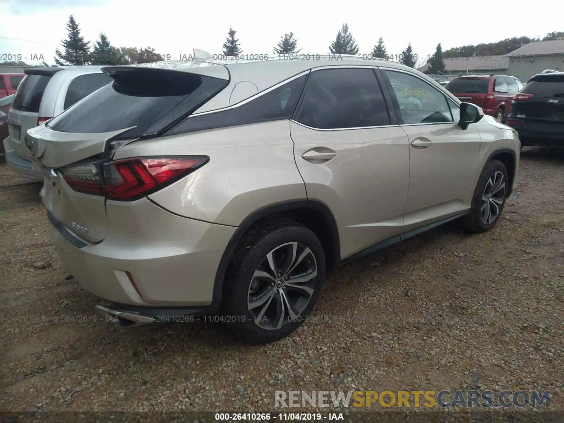 4 Photograph of a damaged car 2T2BZMCA8KC175174 LEXUS RX 2019