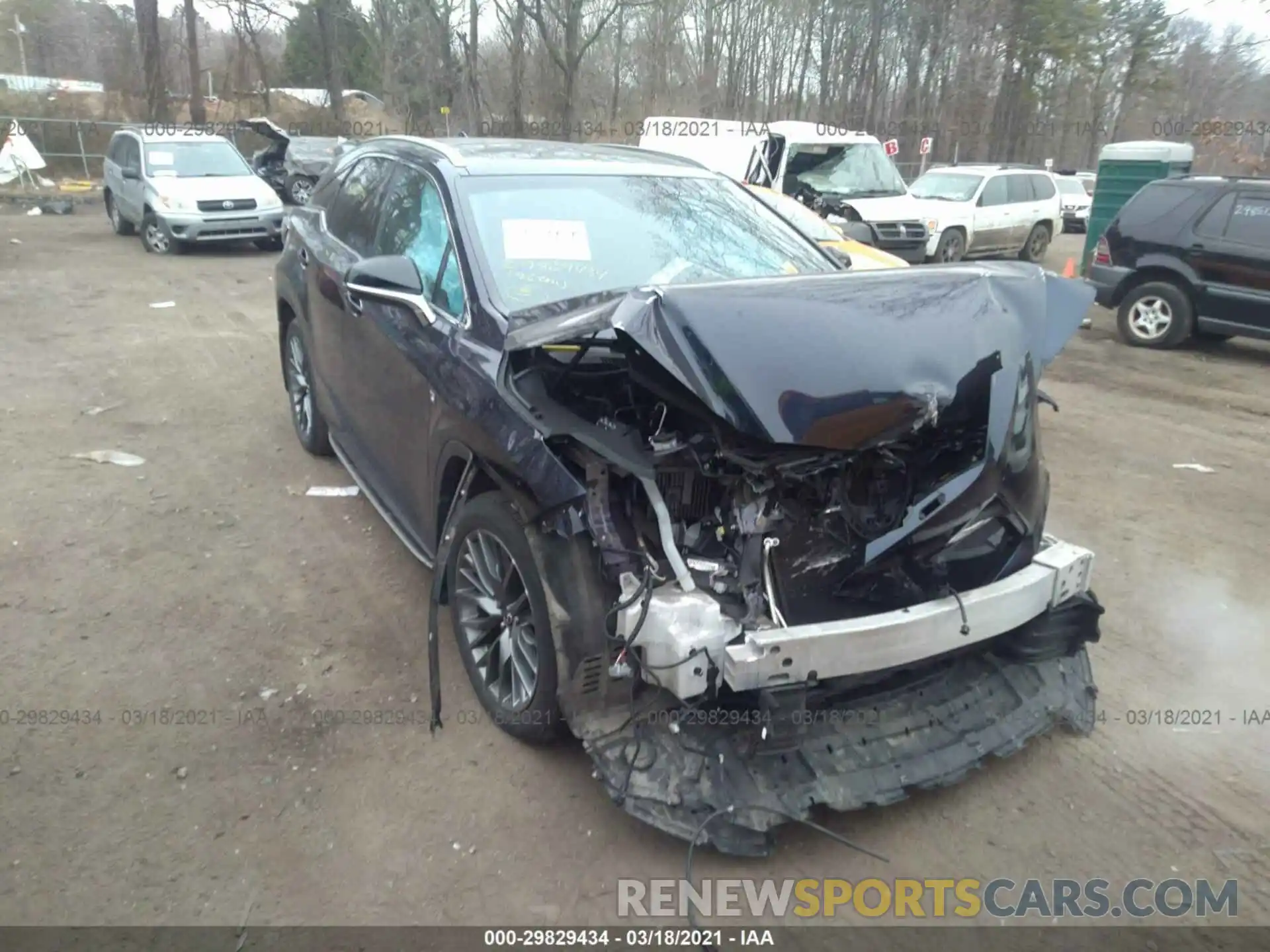 1 Photograph of a damaged car 2T2BZMCA8KC175224 LEXUS RX 2019