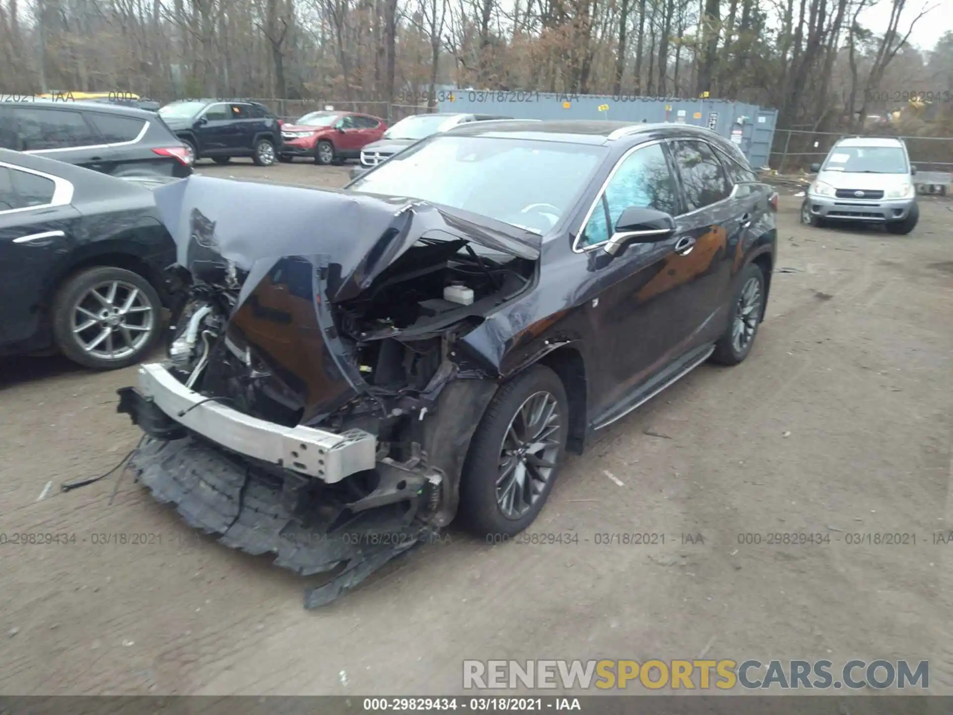 2 Photograph of a damaged car 2T2BZMCA8KC175224 LEXUS RX 2019