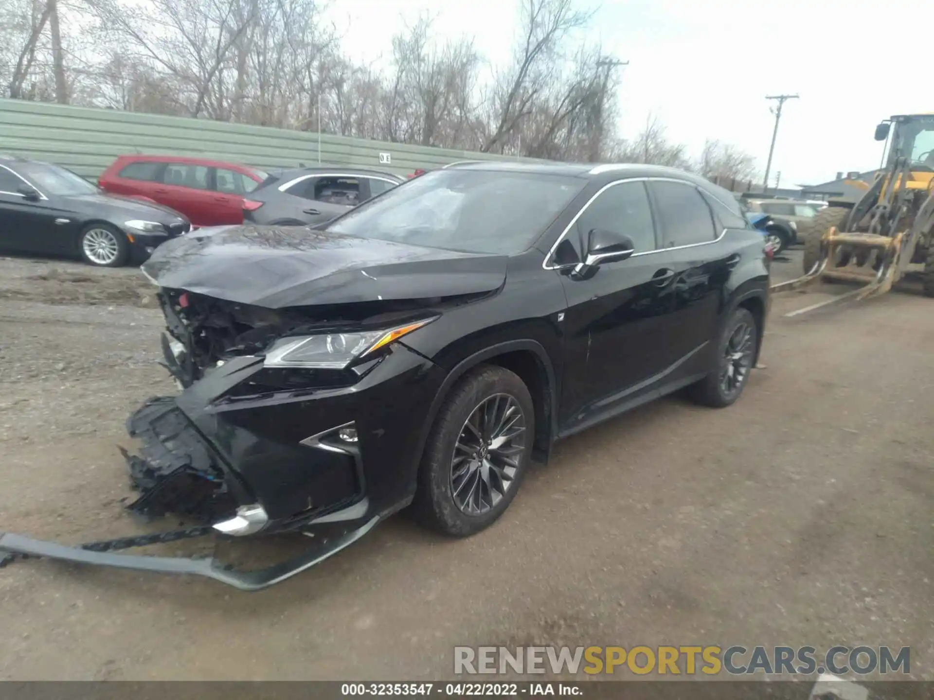 2 Photograph of a damaged car 2T2BZMCA8KC195764 LEXUS RX 2019