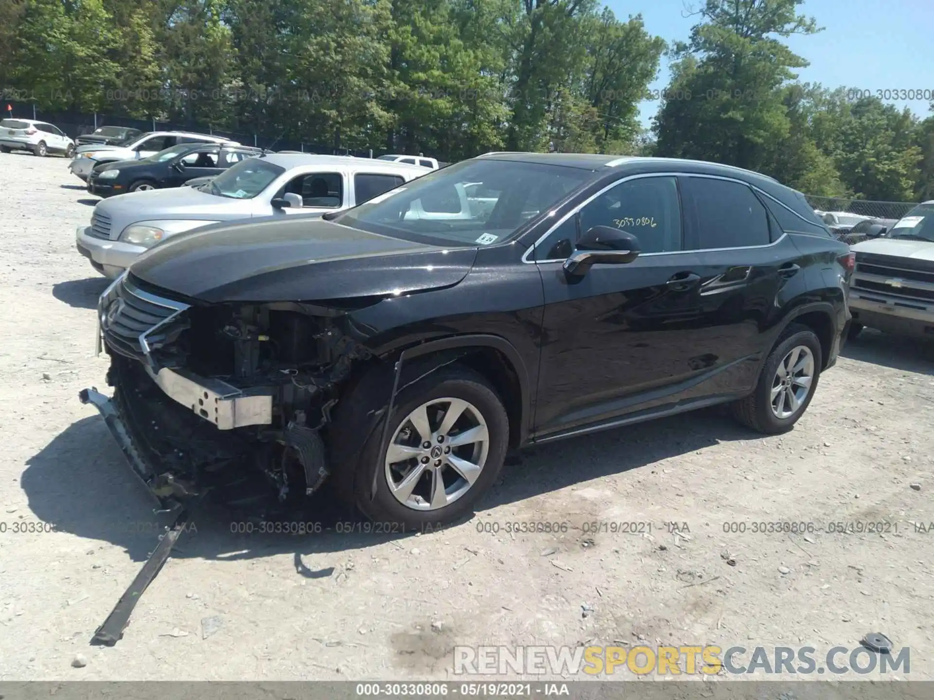 2 Photograph of a damaged car 2T2BZMCA8KC199183 LEXUS RX 2019