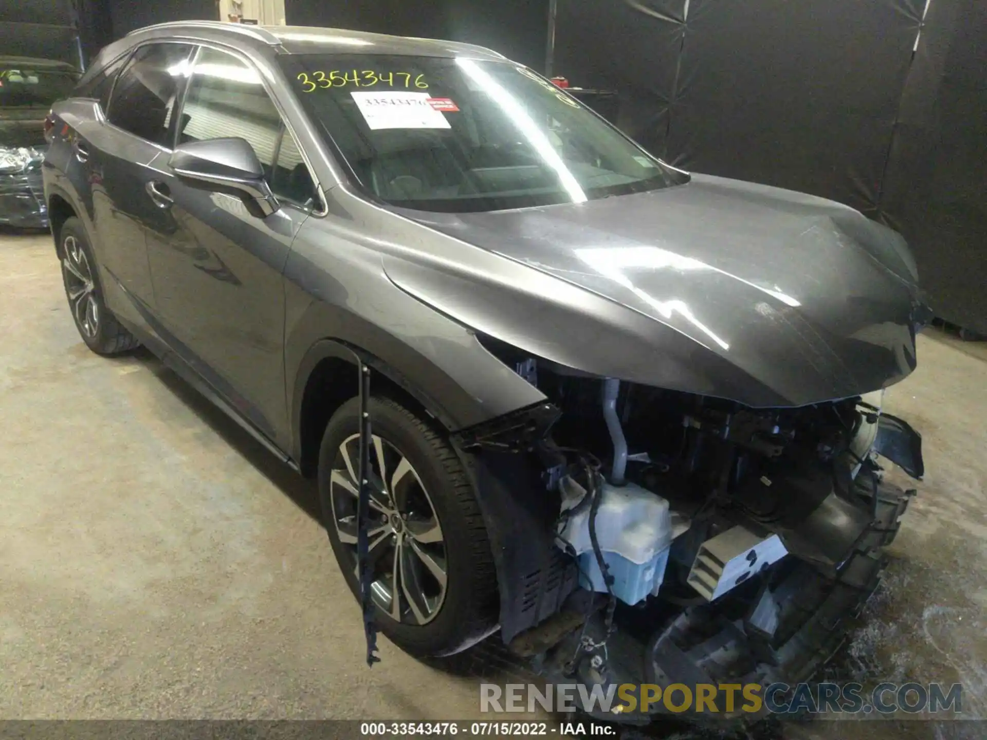 1 Photograph of a damaged car 2T2BZMCA8KC200400 LEXUS RX 2019