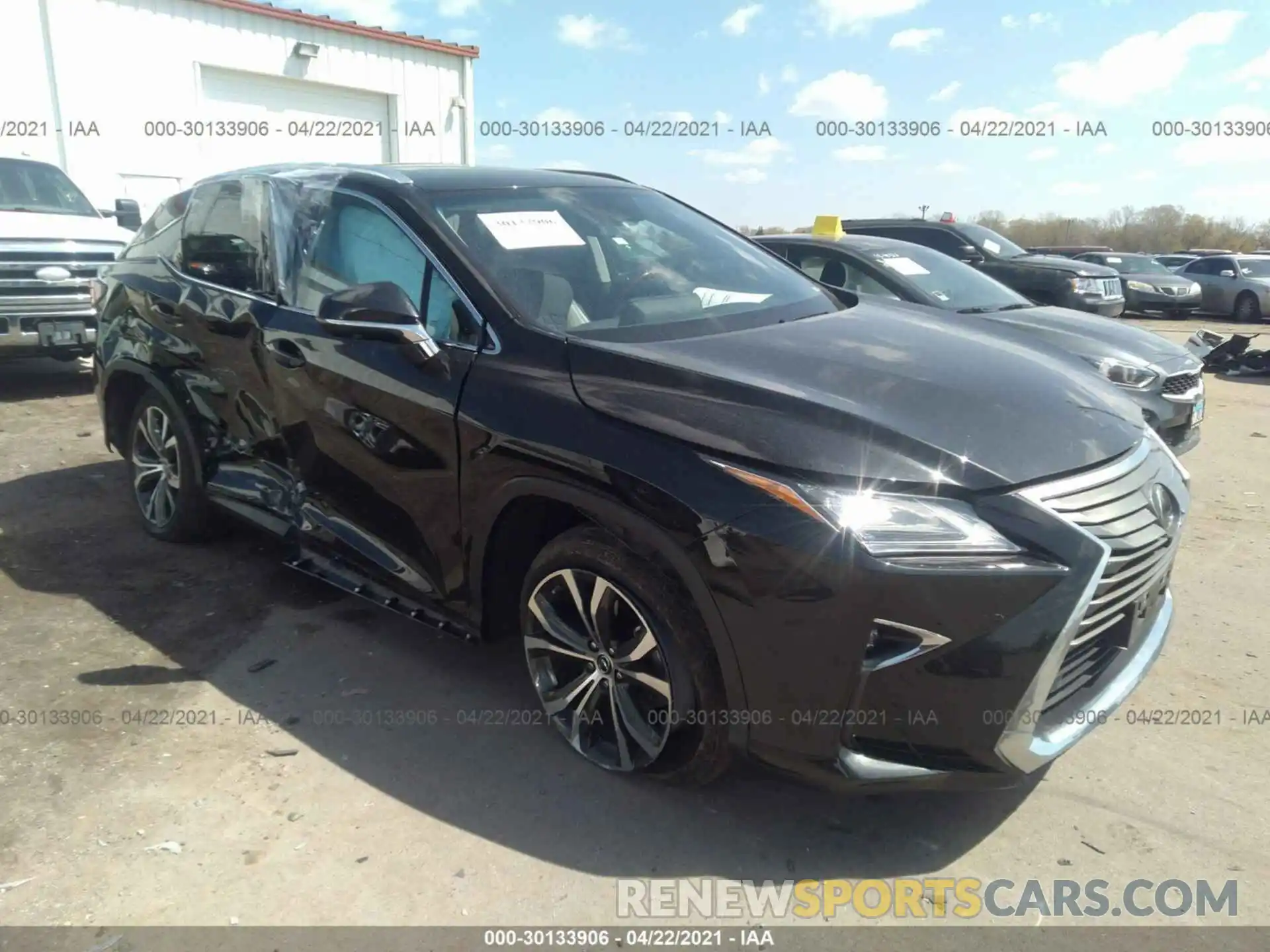 1 Photograph of a damaged car 2T2BZMCA8KC210490 LEXUS RX 2019