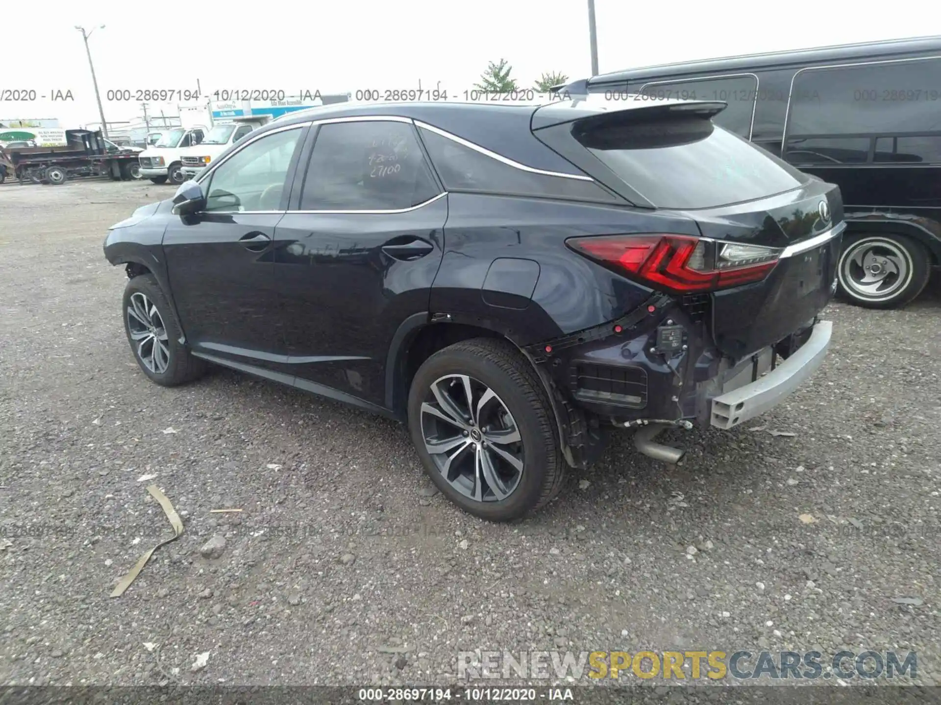 3 Photograph of a damaged car 2T2BZMCA9KC184983 LEXUS RX 2019