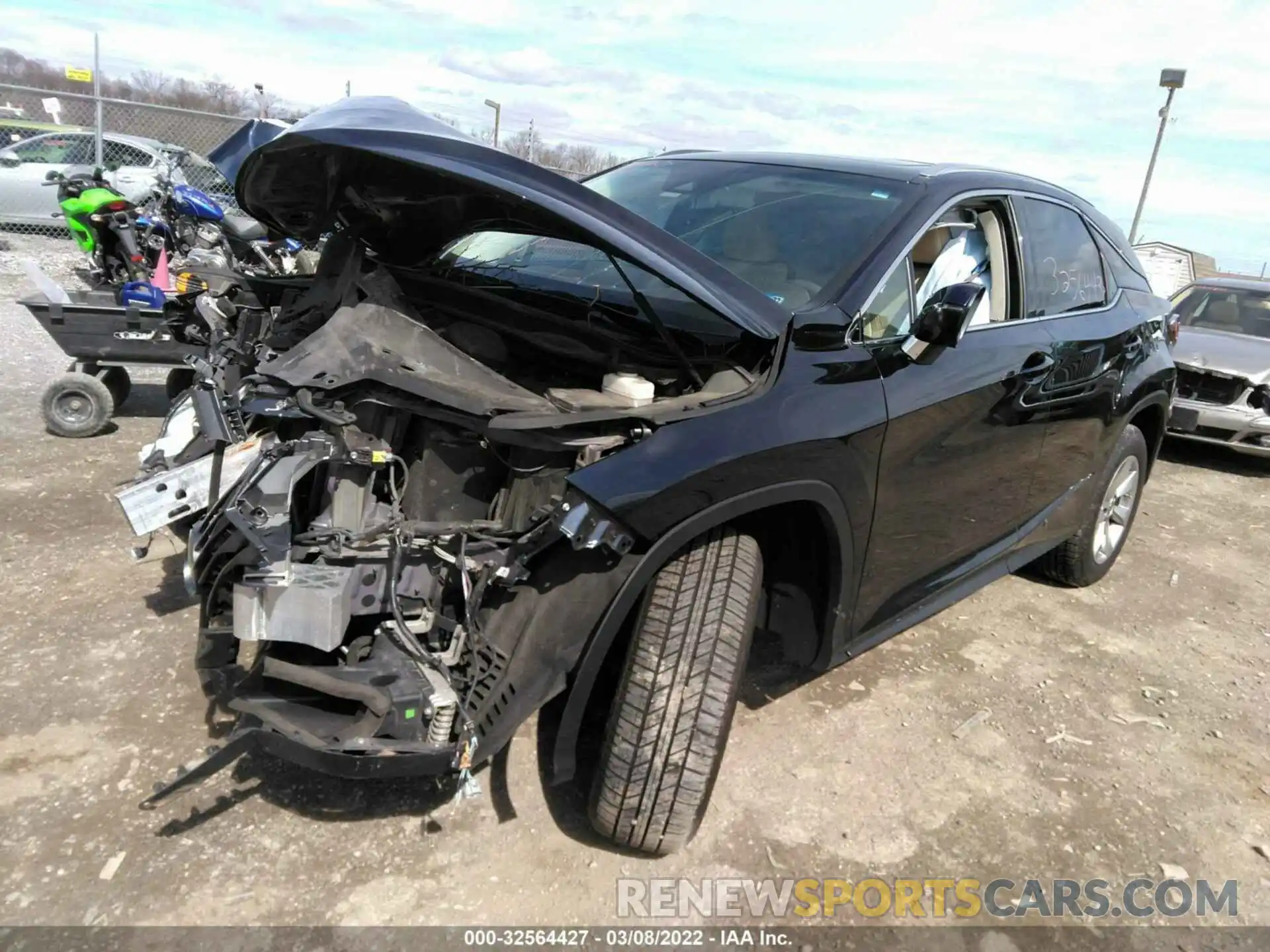 2 Photograph of a damaged car 2T2BZMCA9KC185776 LEXUS RX 2019