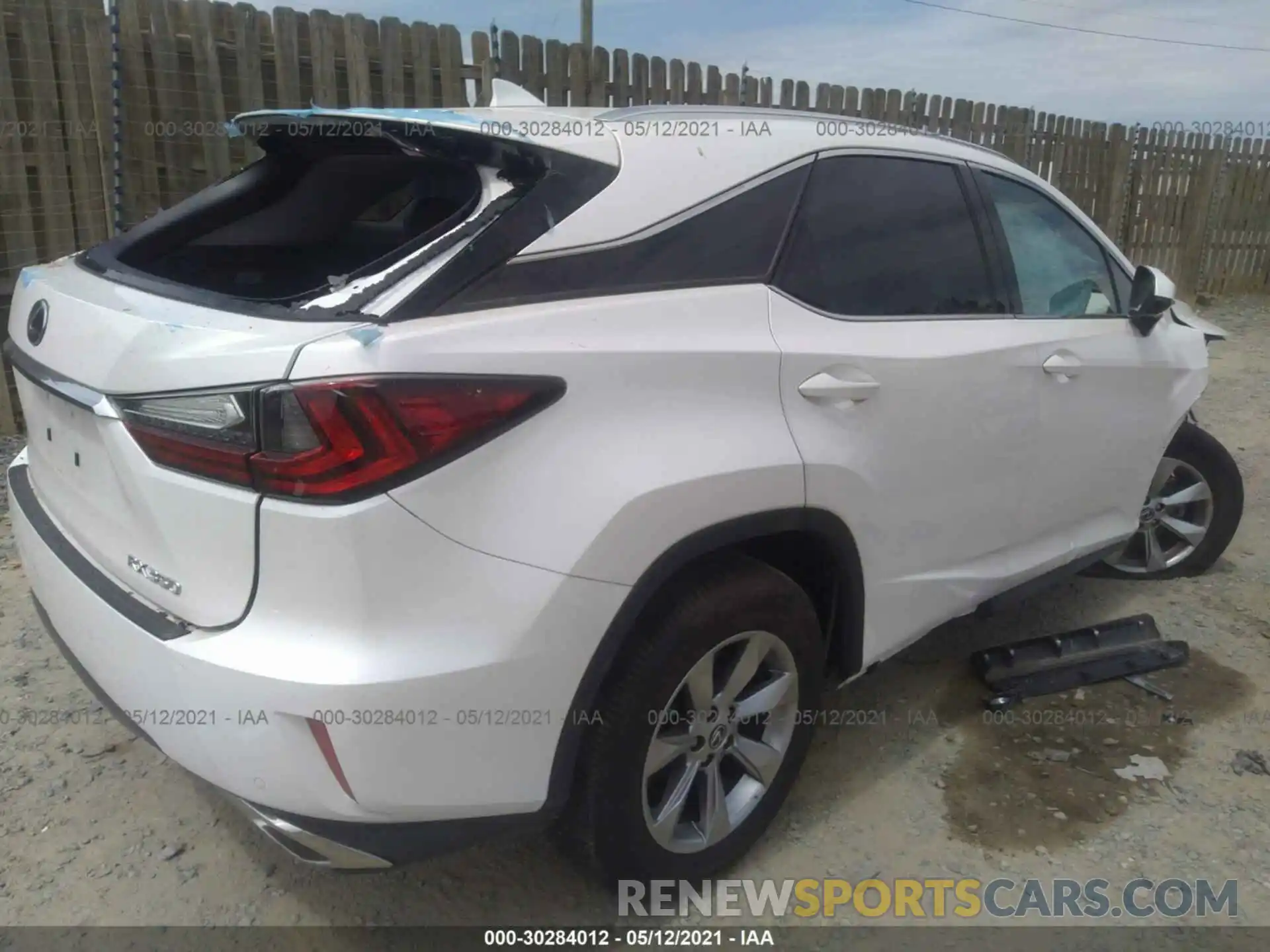 4 Photograph of a damaged car 2T2BZMCA9KC187544 LEXUS RX 2019