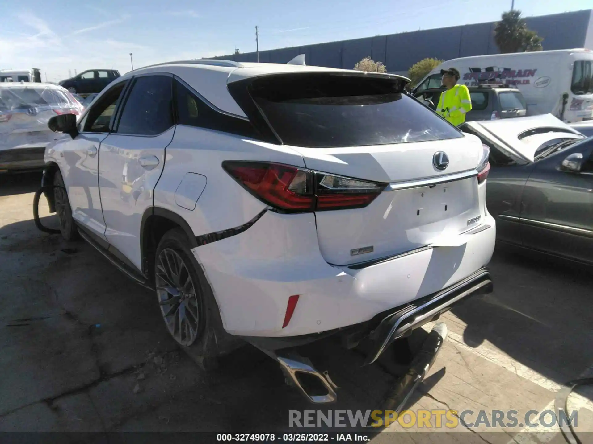 3 Photograph of a damaged car 2T2BZMCA9KC210577 LEXUS RX 2019