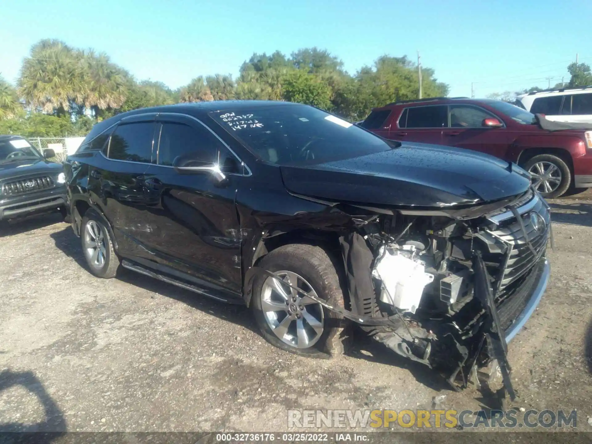 1 Photograph of a damaged car 2T2ZZMCA0KC120183 LEXUS RX 2019