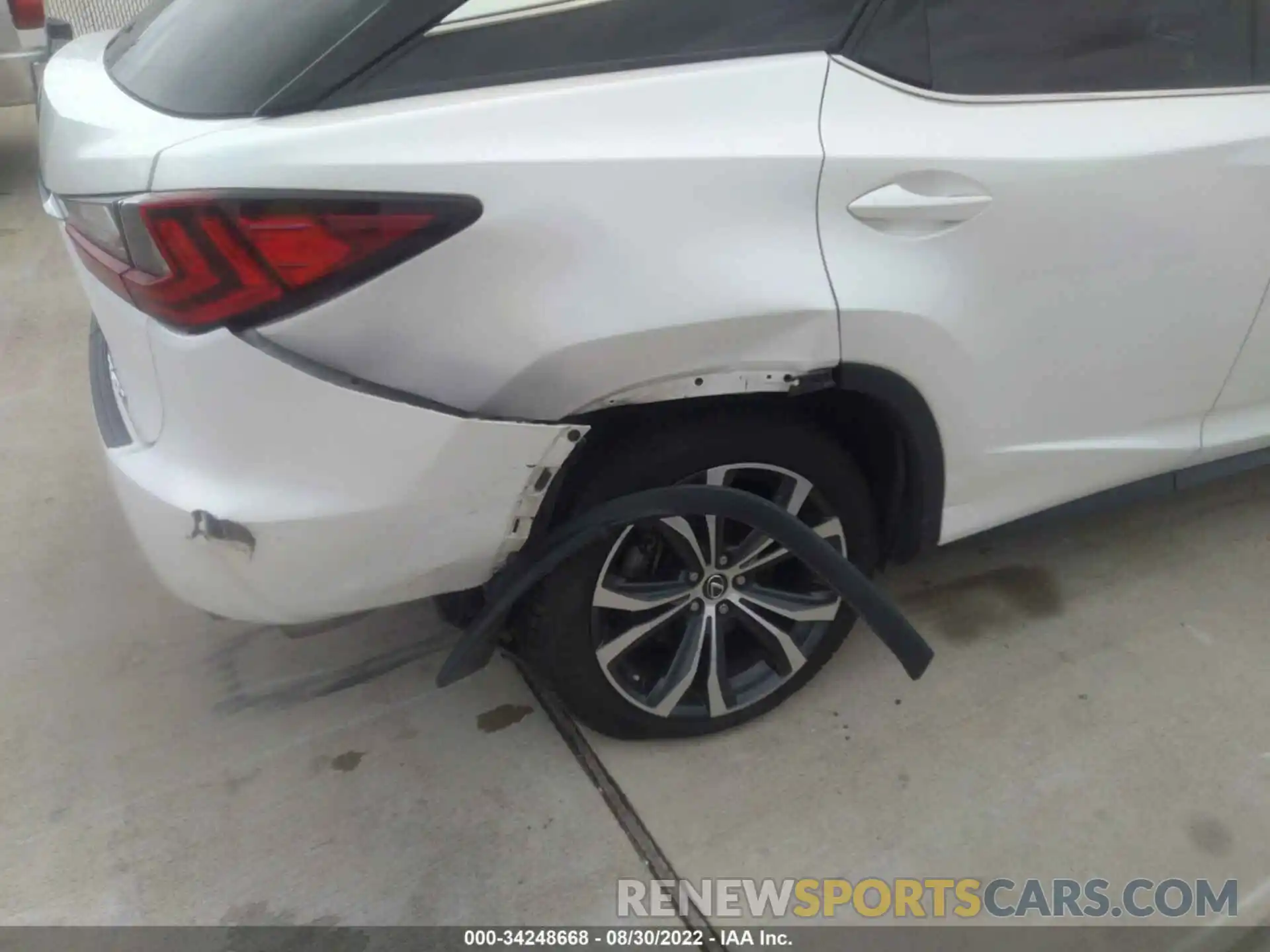 6 Photograph of a damaged car 2T2ZZMCA0KC120667 LEXUS RX 2019