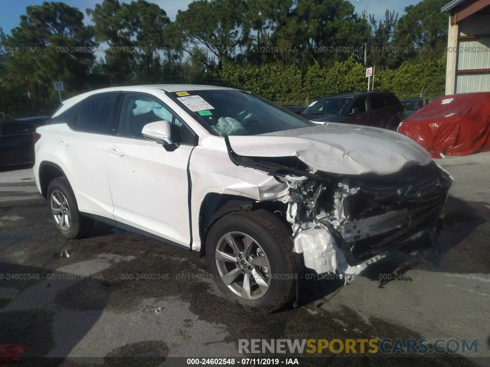 1 Photograph of a damaged car 2T2ZZMCA0KC120863 LEXUS RX 2019