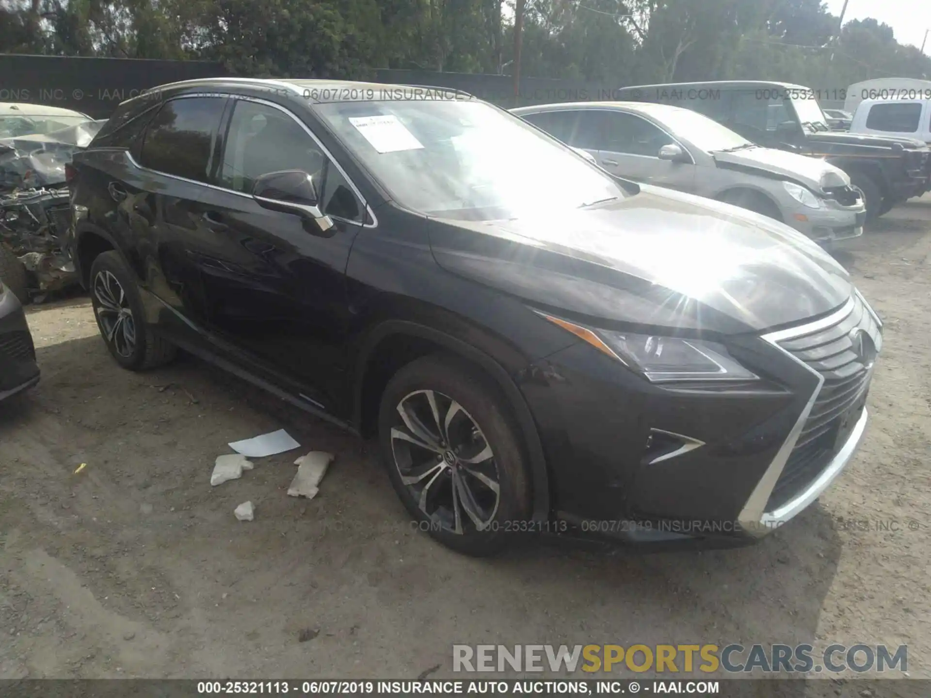 1 Photograph of a damaged car 2T2ZZMCA0KC126923 LEXUS RX 2019