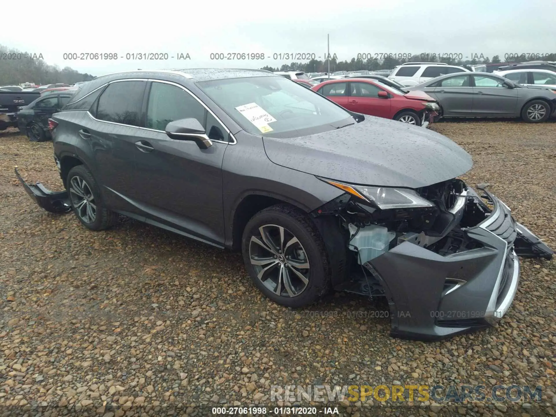1 Photograph of a damaged car 2T2ZZMCA0KC135508 LEXUS RX 2019
