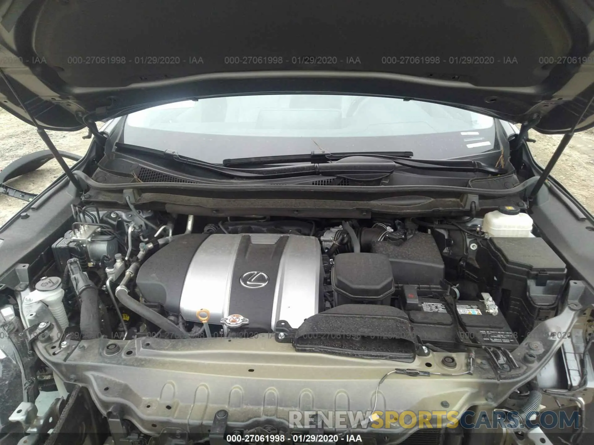 10 Photograph of a damaged car 2T2ZZMCA0KC135508 LEXUS RX 2019