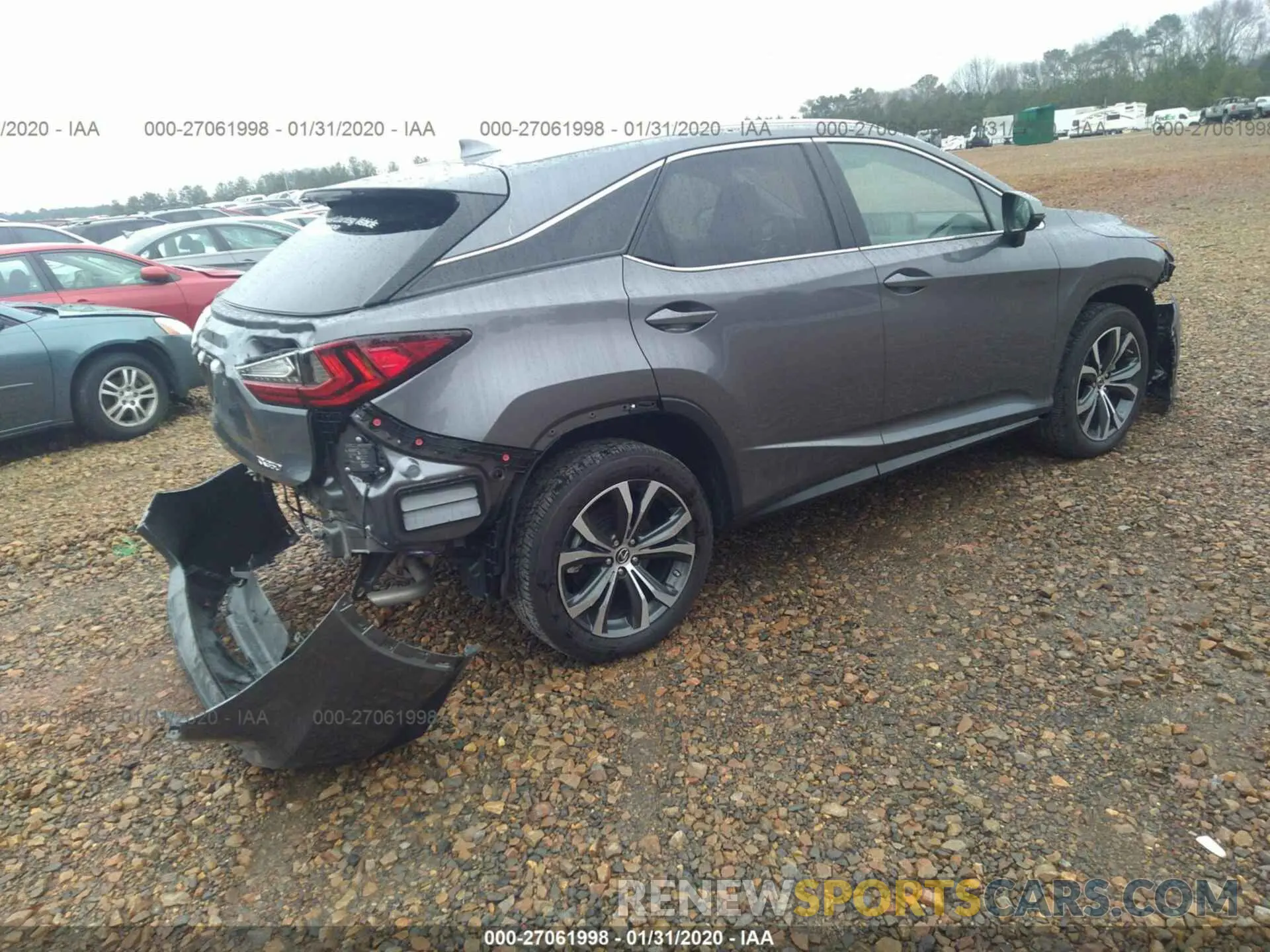 4 Photograph of a damaged car 2T2ZZMCA0KC135508 LEXUS RX 2019