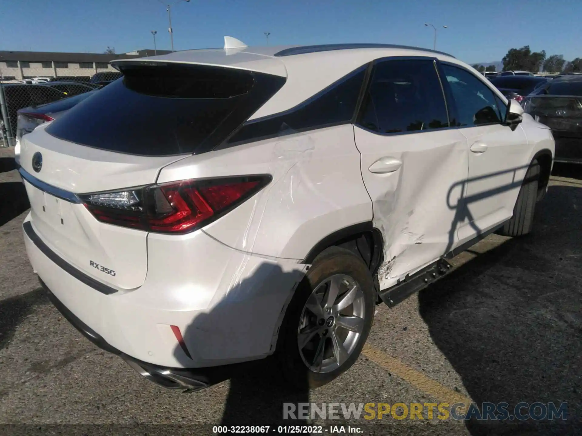 4 Photograph of a damaged car 2T2ZZMCA0KC137887 LEXUS RX 2019