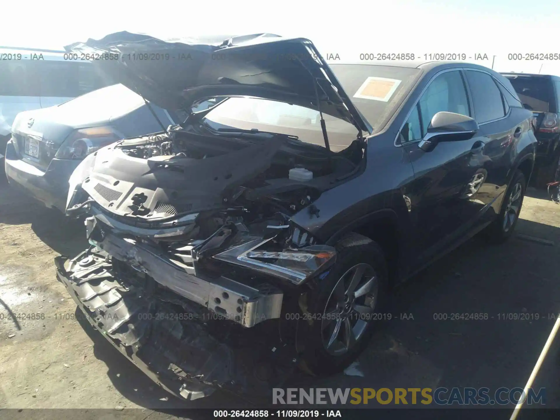 2 Photograph of a damaged car 2T2ZZMCA0KC148193 LEXUS RX 2019