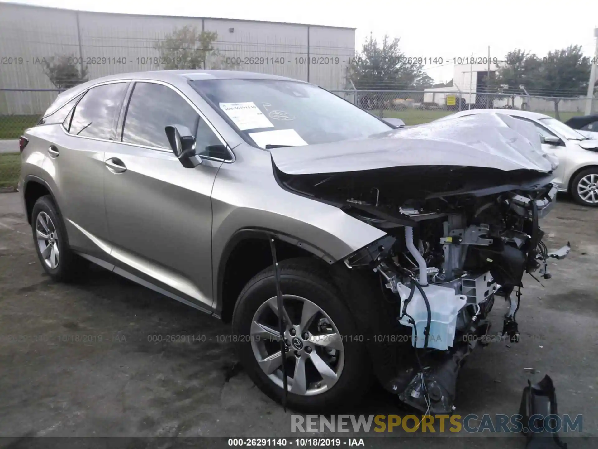 1 Photograph of a damaged car 2T2ZZMCA0KC150803 LEXUS RX 2019