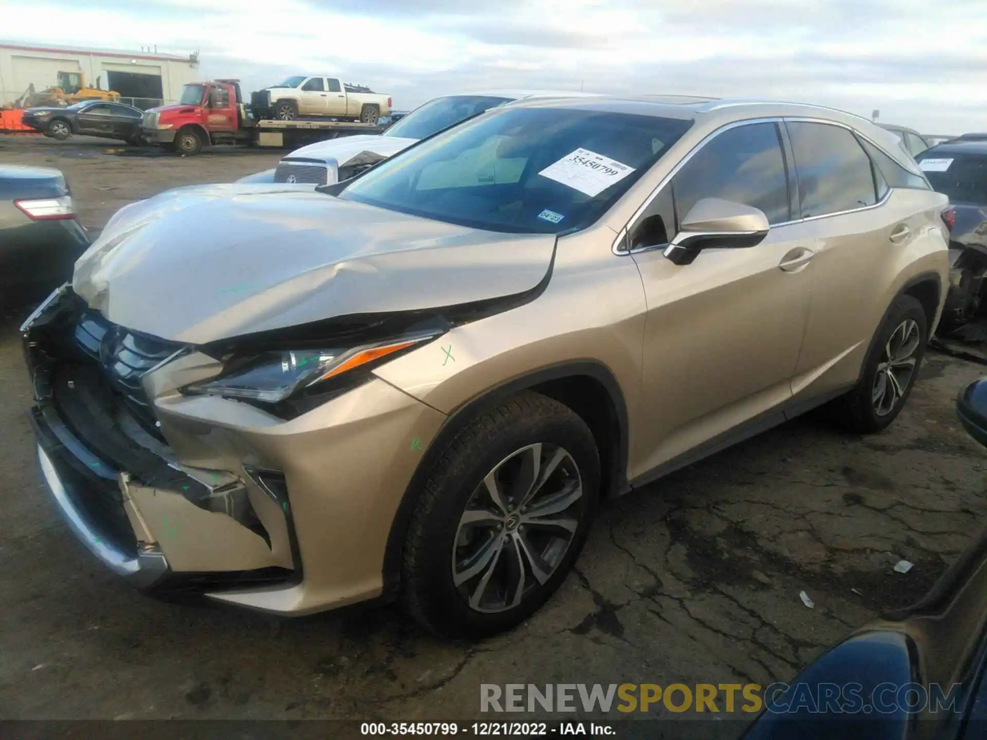 2 Photograph of a damaged car 2T2ZZMCA1KC124128 LEXUS RX 2019