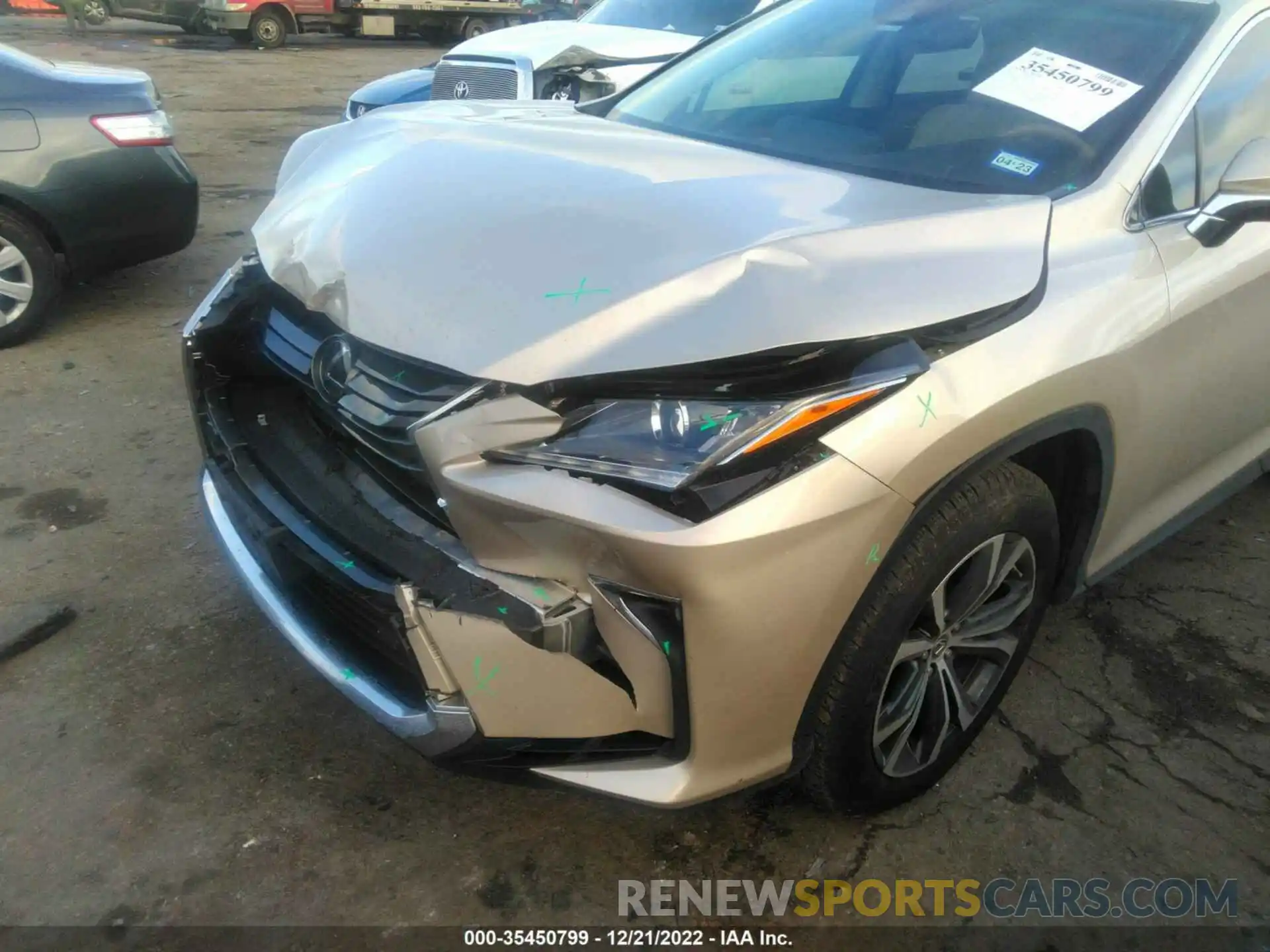 6 Photograph of a damaged car 2T2ZZMCA1KC124128 LEXUS RX 2019